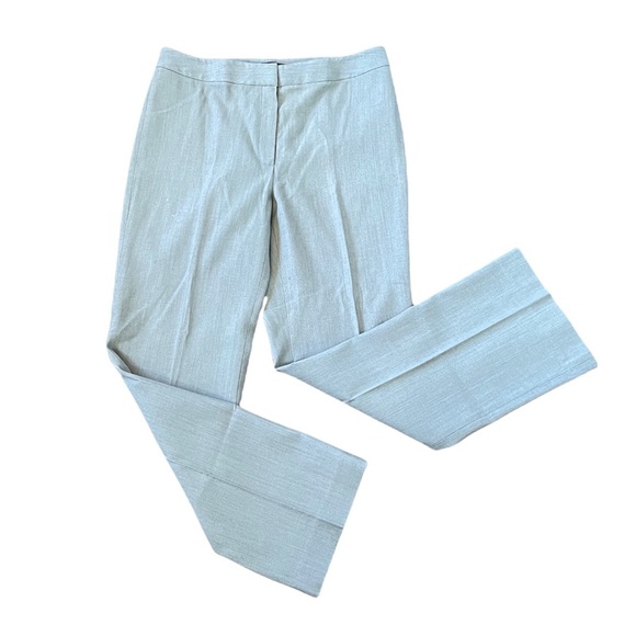 New LAFAYETTE 148 Wool Trouser Tan Gray Dress Pants Size Petite 10 NWT - Picture 14 of 15